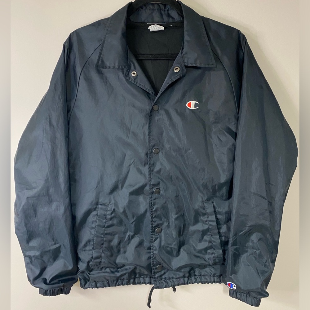 Vintage Champion Snap Up‎ Windbreaker